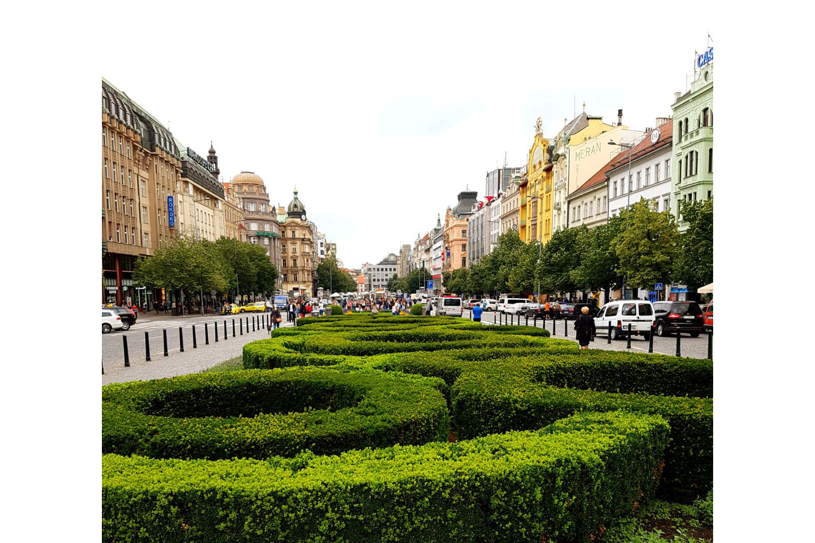Wenceslas square in Prague